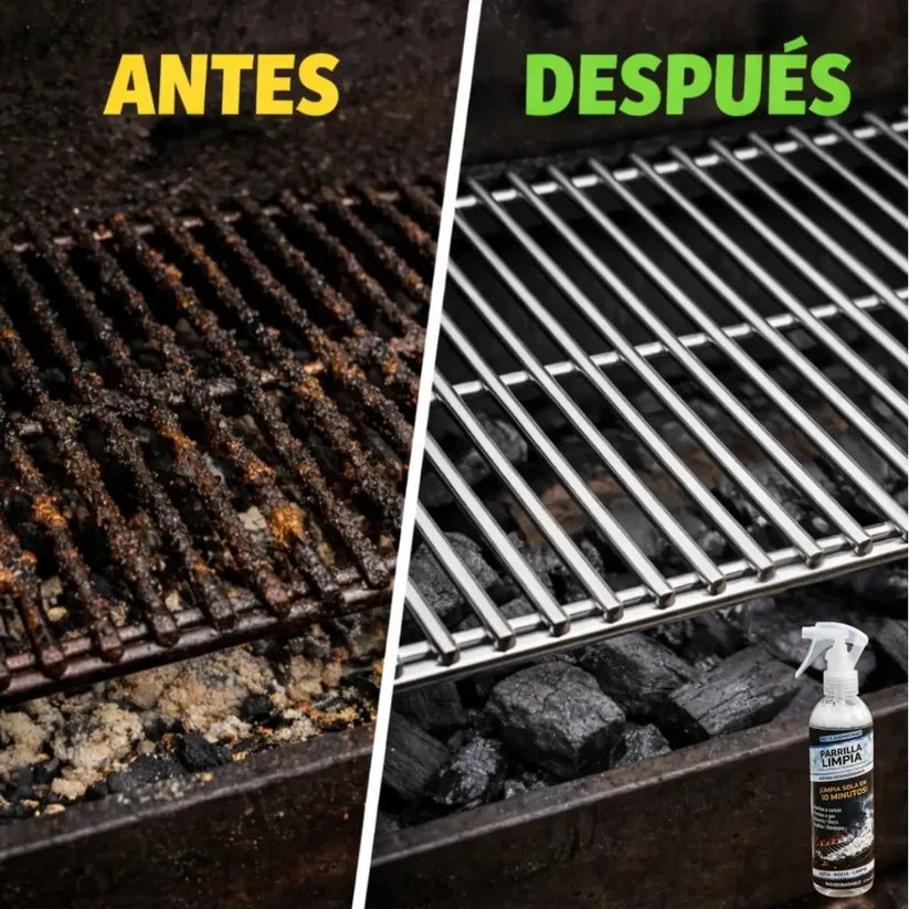 Parrilla Limpia® – No Te Quemes Más (Limpia Sola en 10 Minutos)
