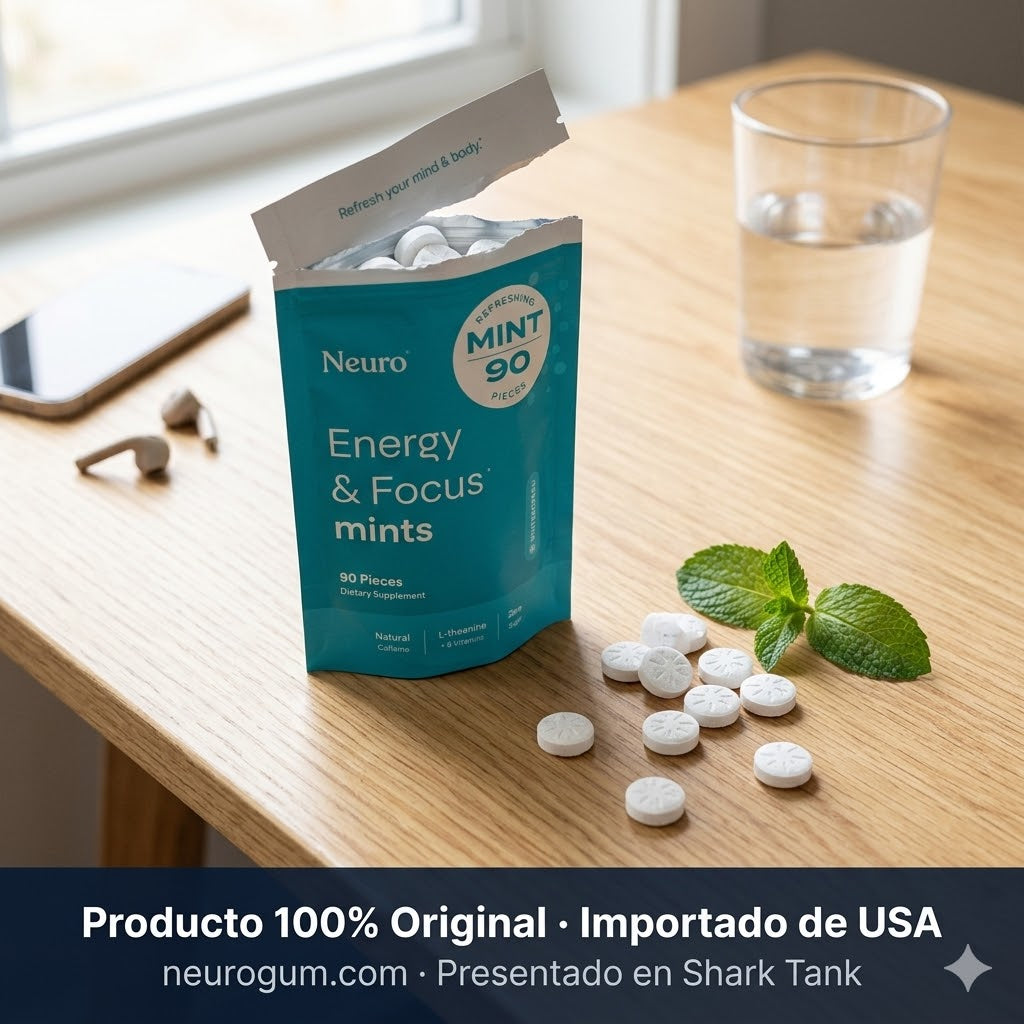Neuro Mint | Energia + Enfoque Sin los nervios del Cafe