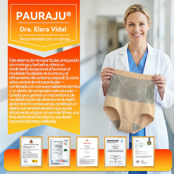 Pack x2 | 👩‍⚕️𝑷𝑨𝑼𝑹𝑨𝑱𝑼® MORINGA Y BERBERINA 4 EN 1 PANTALON CORTO MOLDEADOR DE MICROPARTICULAS Y QUEMA-GRASA