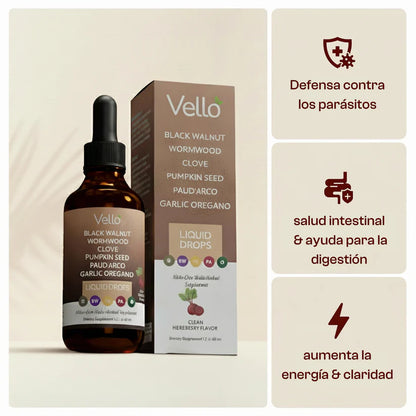Vello - LIMPIEZA INTESTINAL ANTIPARASITARIA NATURAL