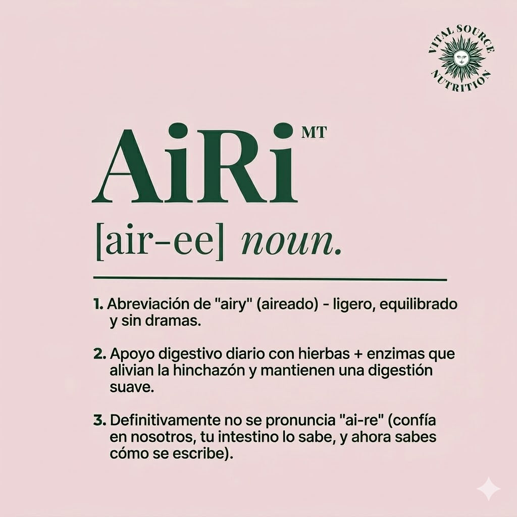 Cápsulas AiRi™ para aliviar la hinchazón