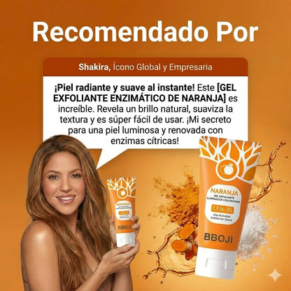 GEL EXFOLIANTE ENZIMÁTICO DE NARANJA